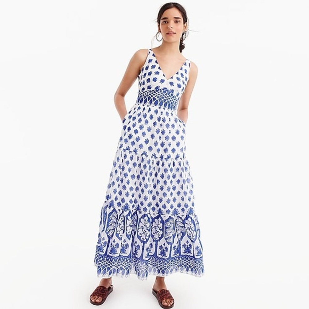 J. Crew Santorini Maxi Dress